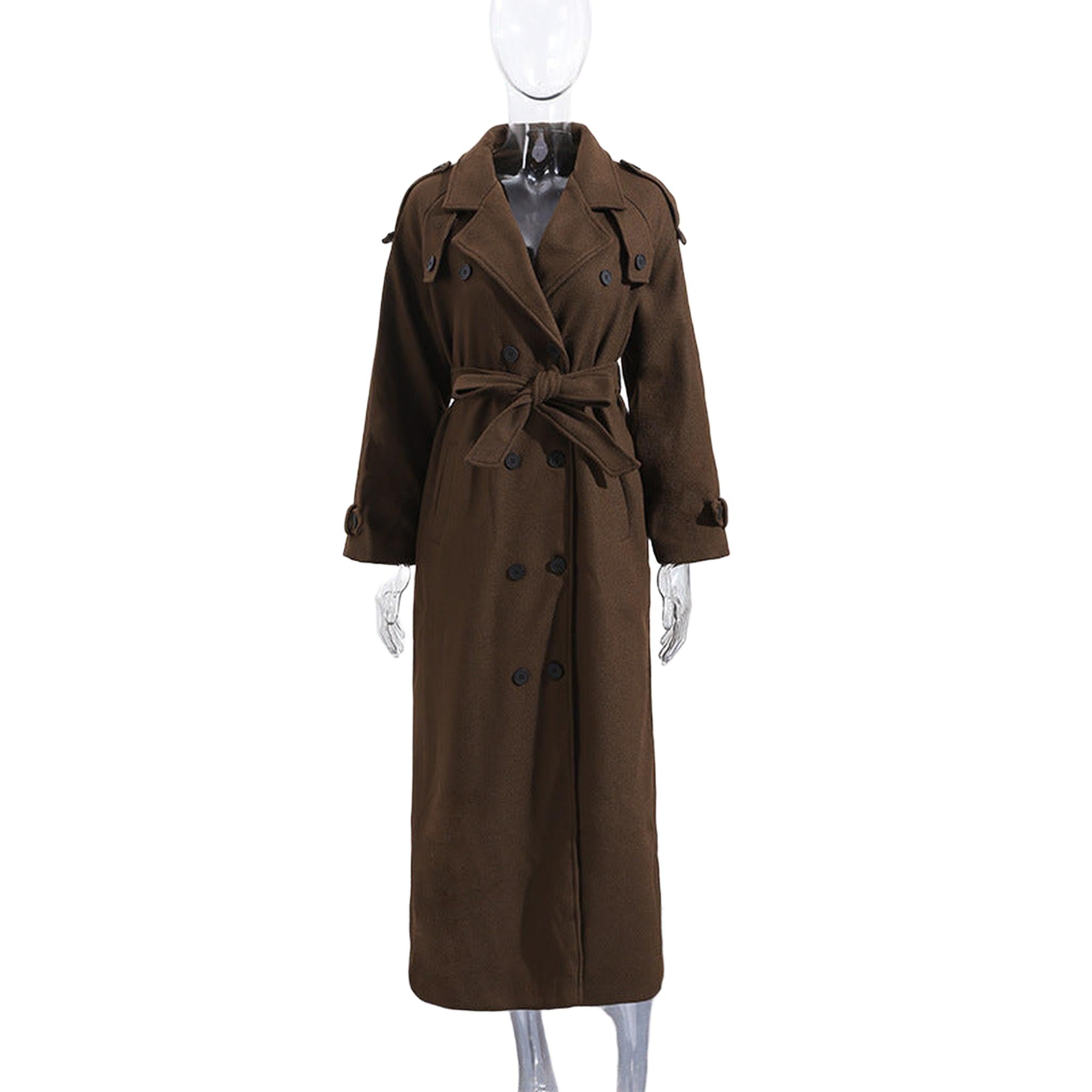Horizon Essentials | Premium Wool Blend Long Coat