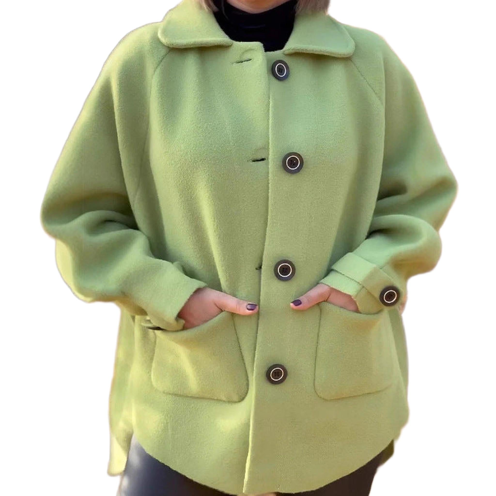 Horizon Essentials | Premium Woolen Polyester Lapel Coat