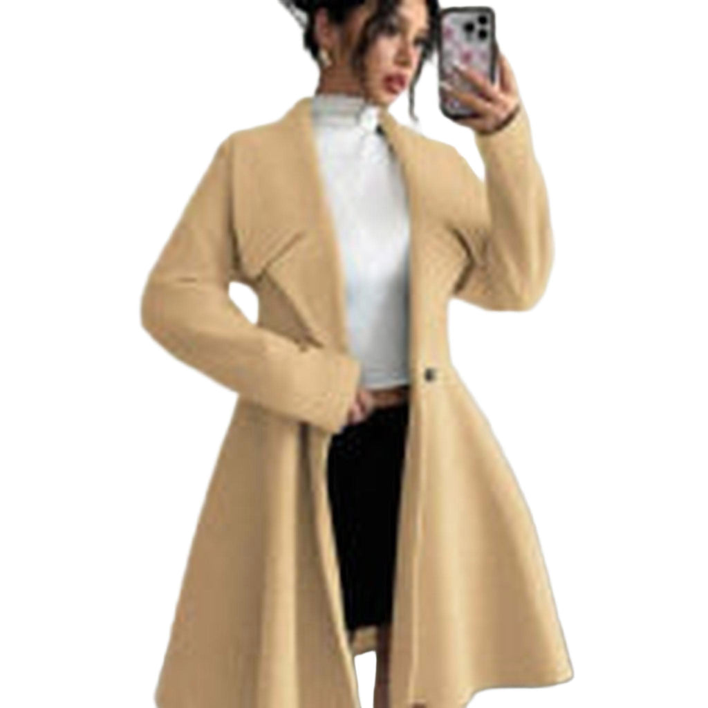 Horizon Essentials | Premium Woolen Polyester Overcoat Dress