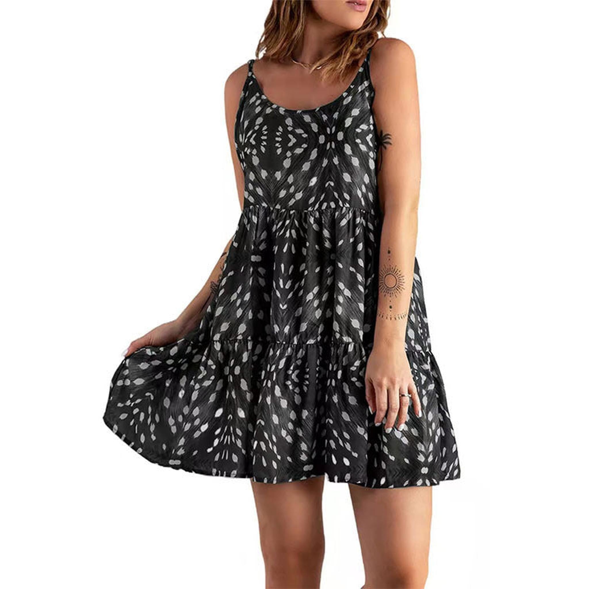 Horizon Essentials | Printed Boho Commuter Sling Dress