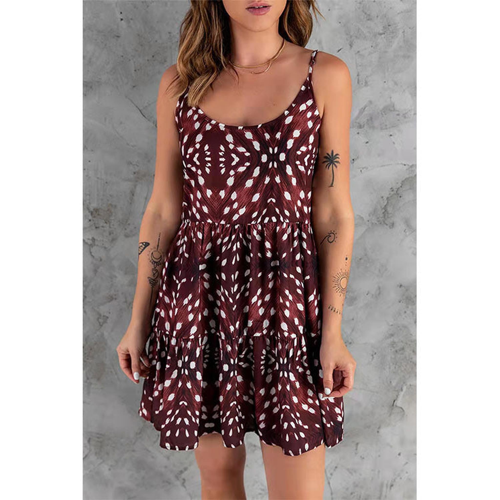 Horizon Essentials | Printed Boho Commuter Sling Dress