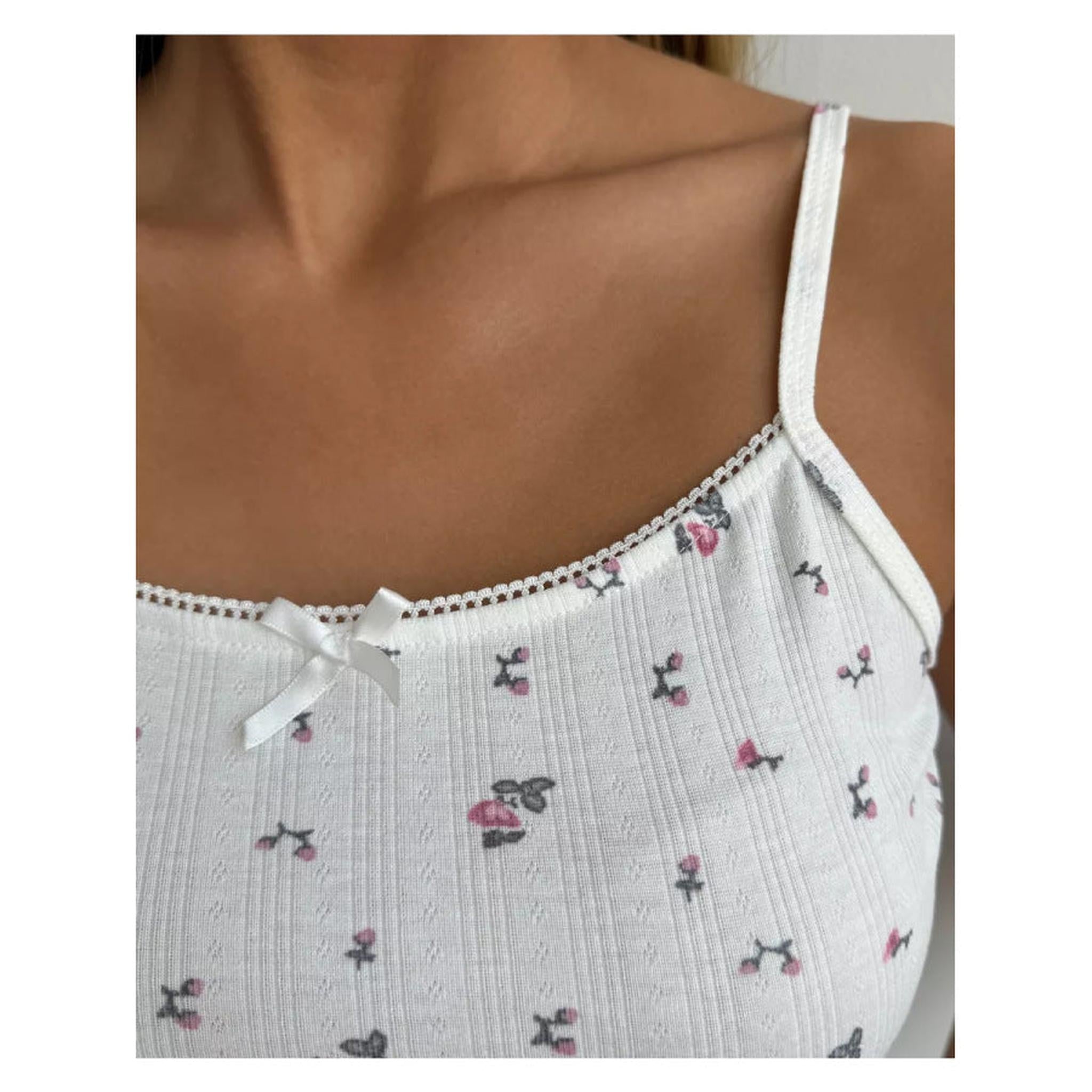 Horizon Essentials | Printed Jacquard Ruffle Pajama Set