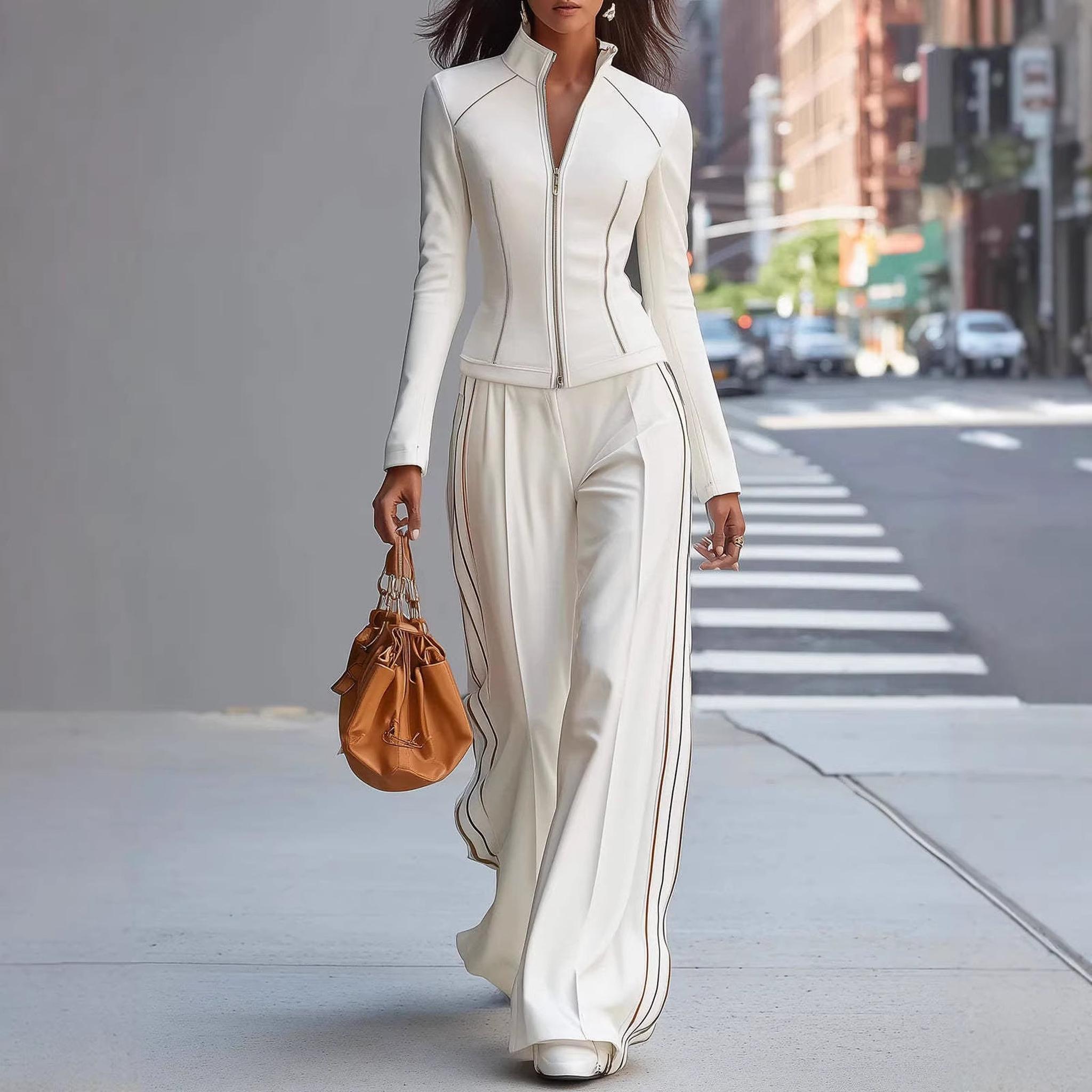 Horizon Essentials | Rayon Slim-Fit Casual Athletic Set