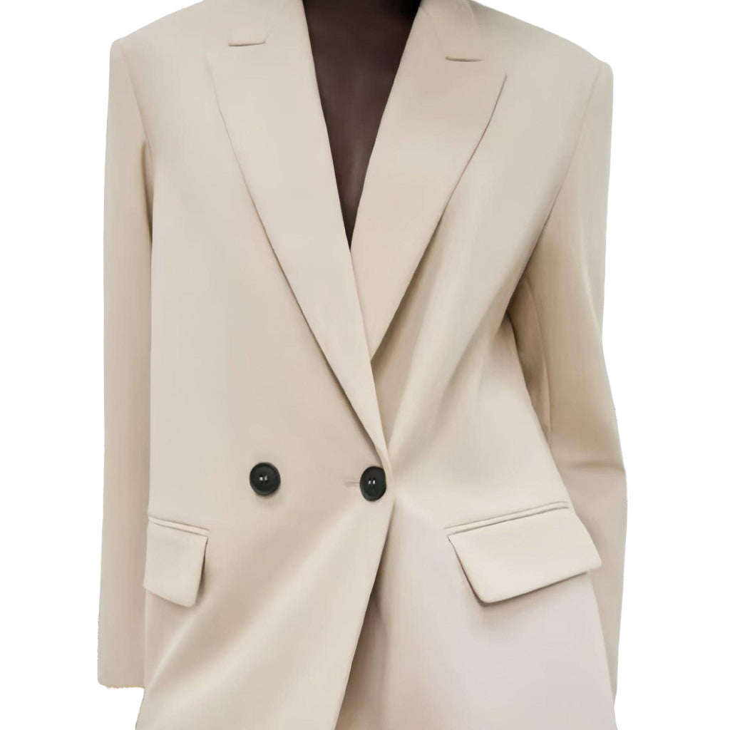 Horizon Essentials | Relaxed Fit Double-Breasted Coat