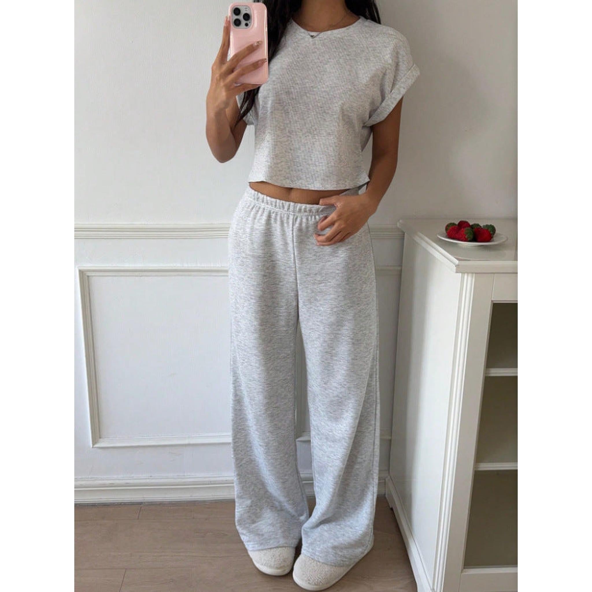 Horizon Essentials | Retro American Casual Crewneck T-Shirt