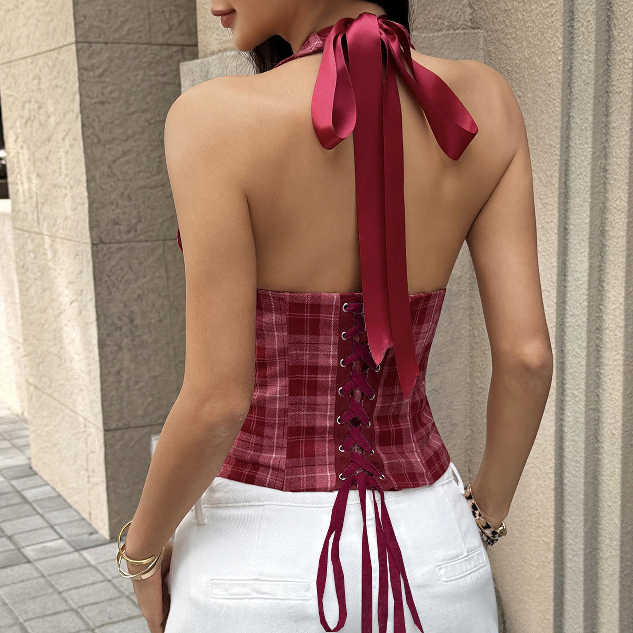 Horizon Essentials | Retro American Cotton Plaid Camisole