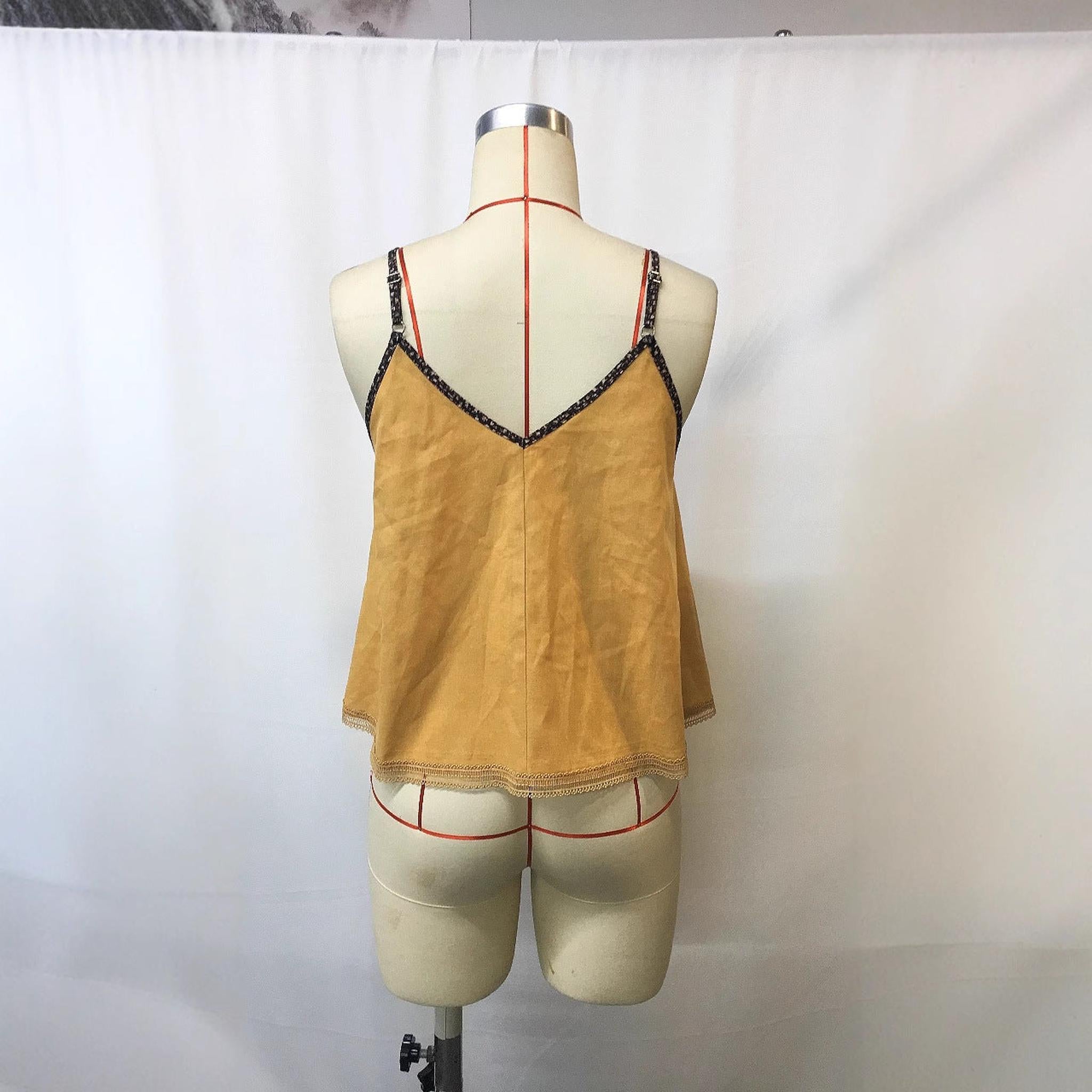 Horizon Essentials | Retro Chinese Style Suspender Camis