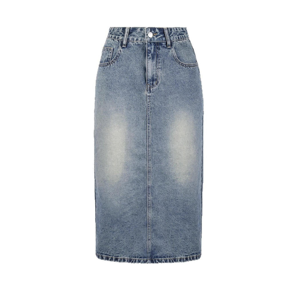 Horizon Essentials | Retro Light Blue A-Line Skirt