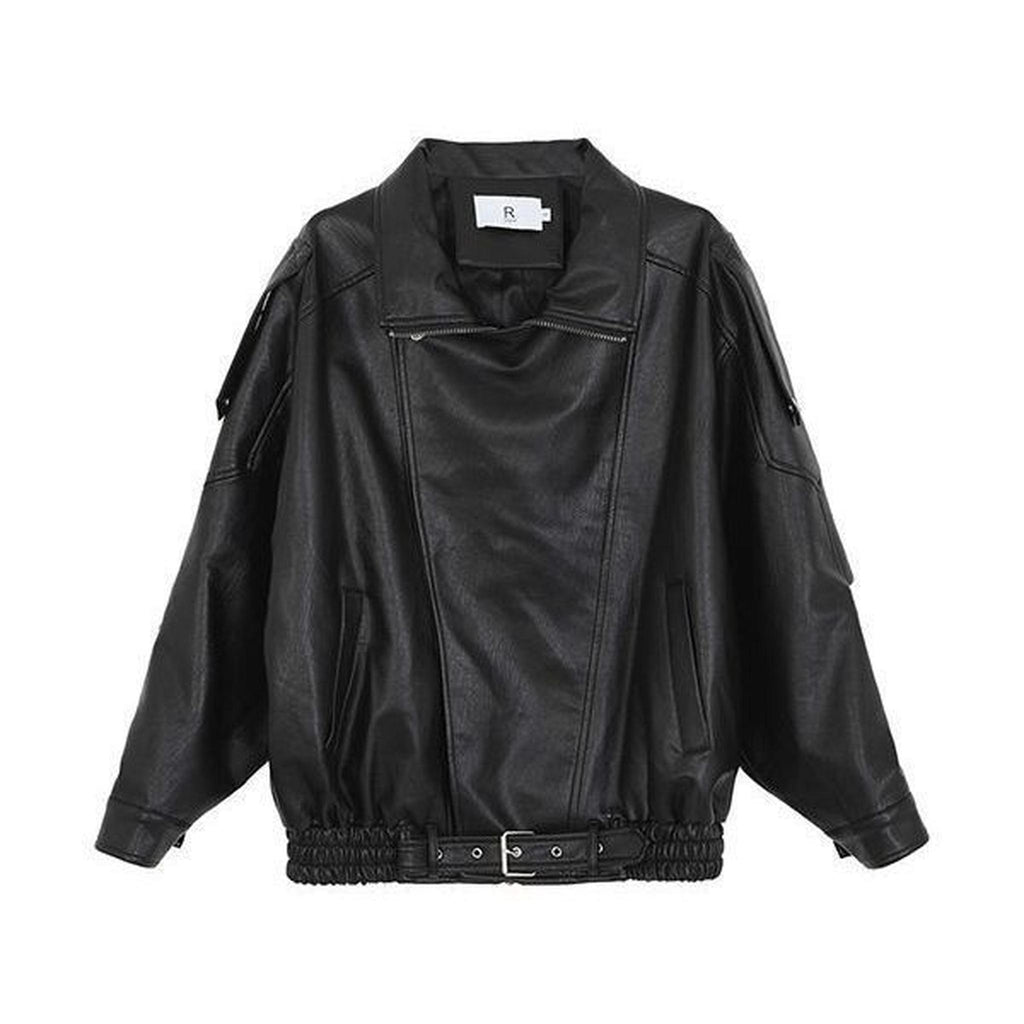 Horizon Essentials | Retro Loose Premium Biker Jacket