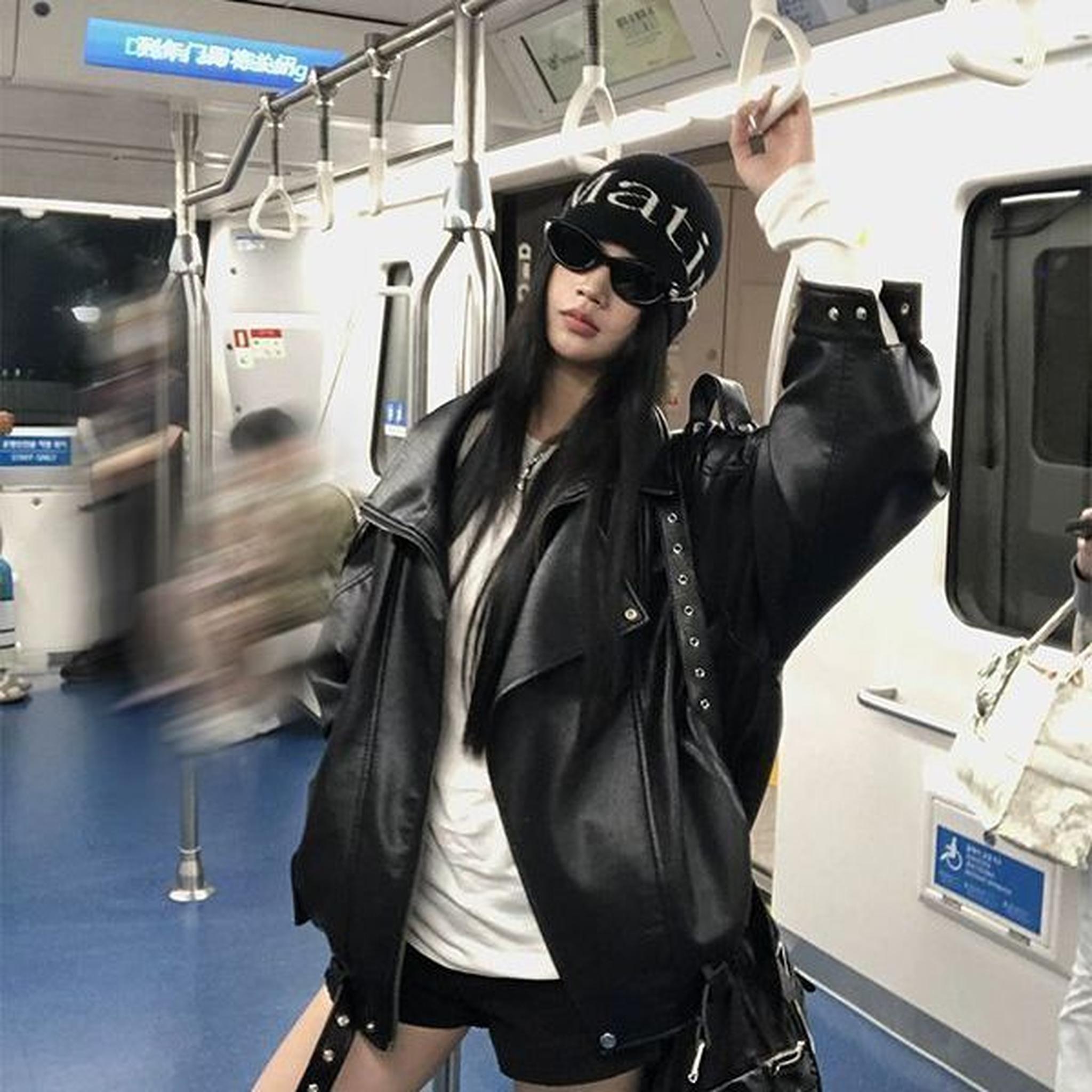 Horizon Essentials | Retro Loose Premium Biker Jacket