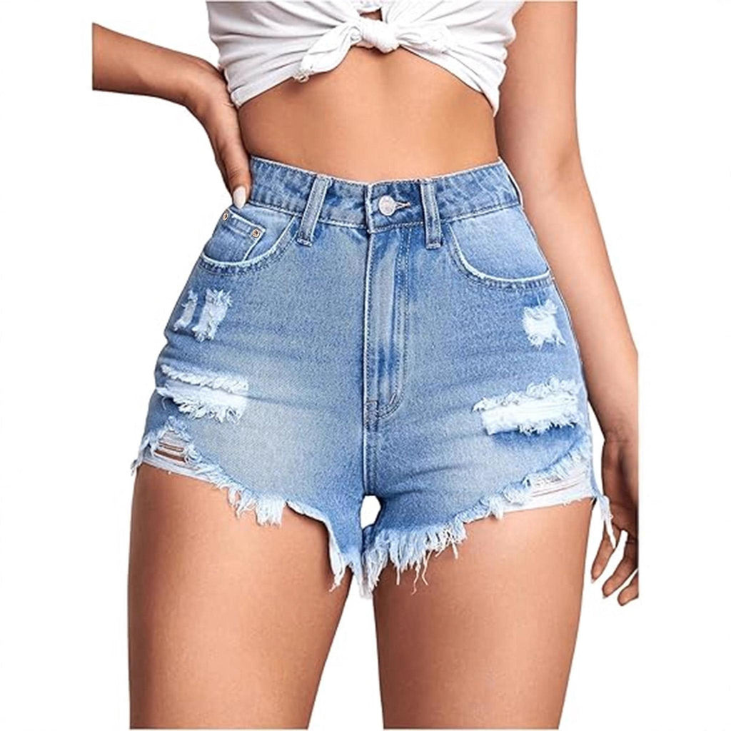 Horizon Essentials | Retro Stretch Skinny Denim Shorts