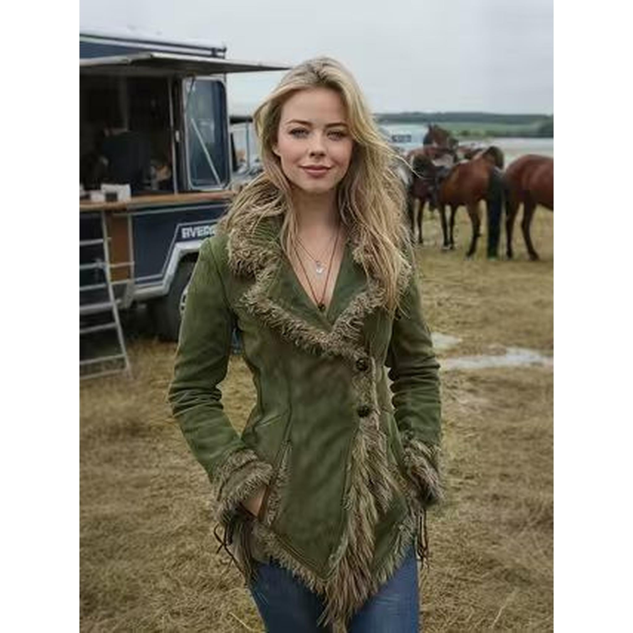 Horizon Essentials | Retro Suede Mid-Length Jacket