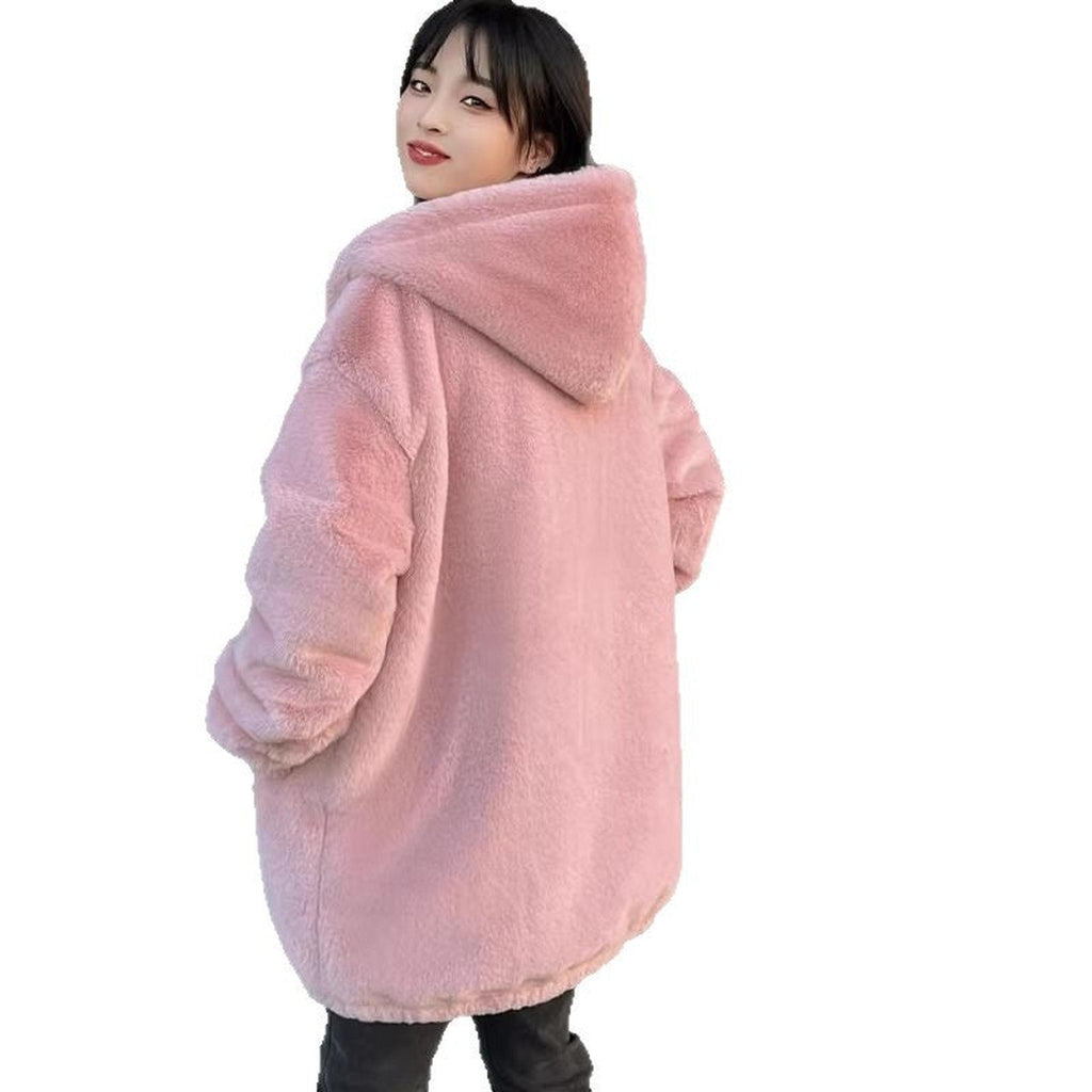 Horizon Essentials | Reversible Plush Mid-Length Coat