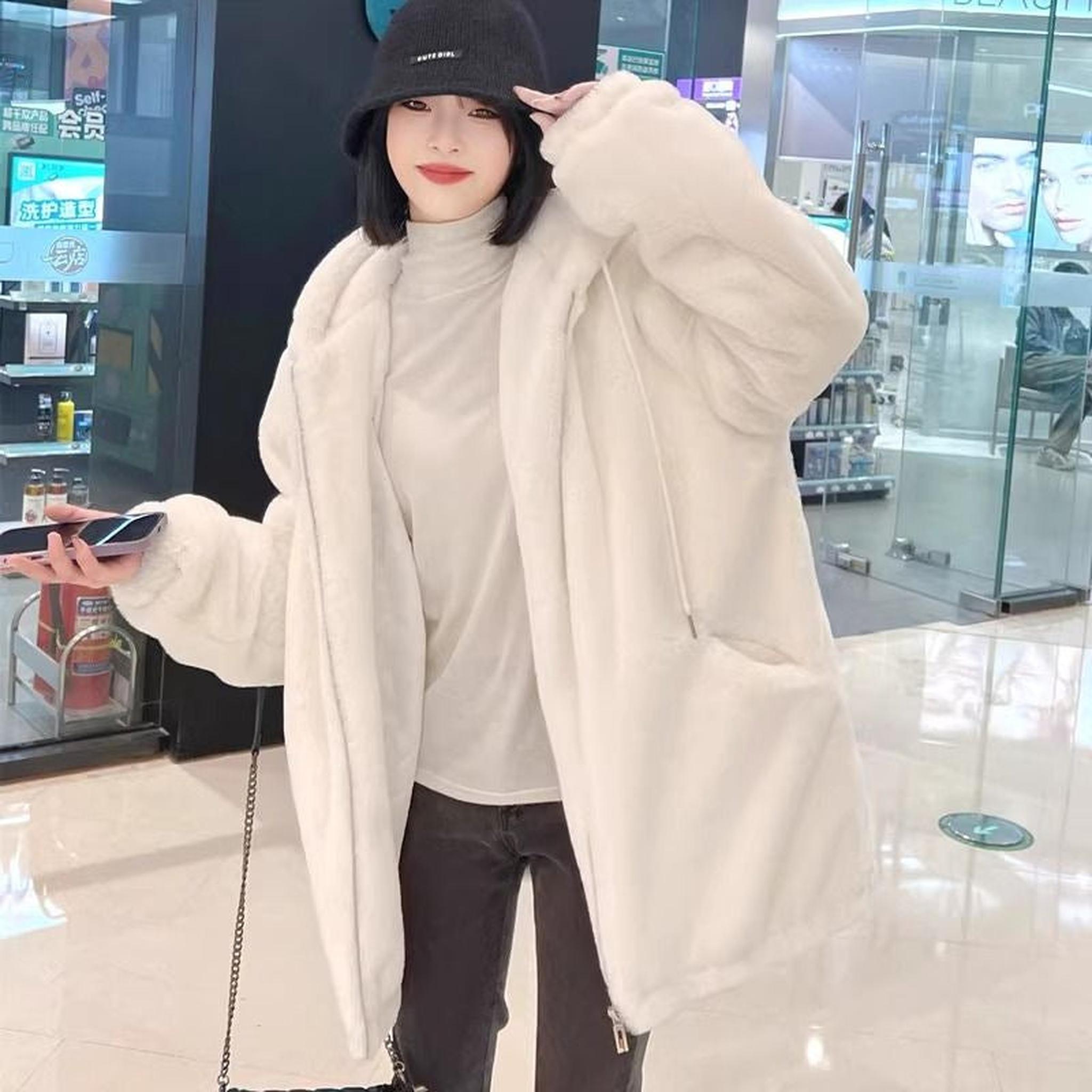 Horizon Essentials | Reversible Plush Mid-Length Coat