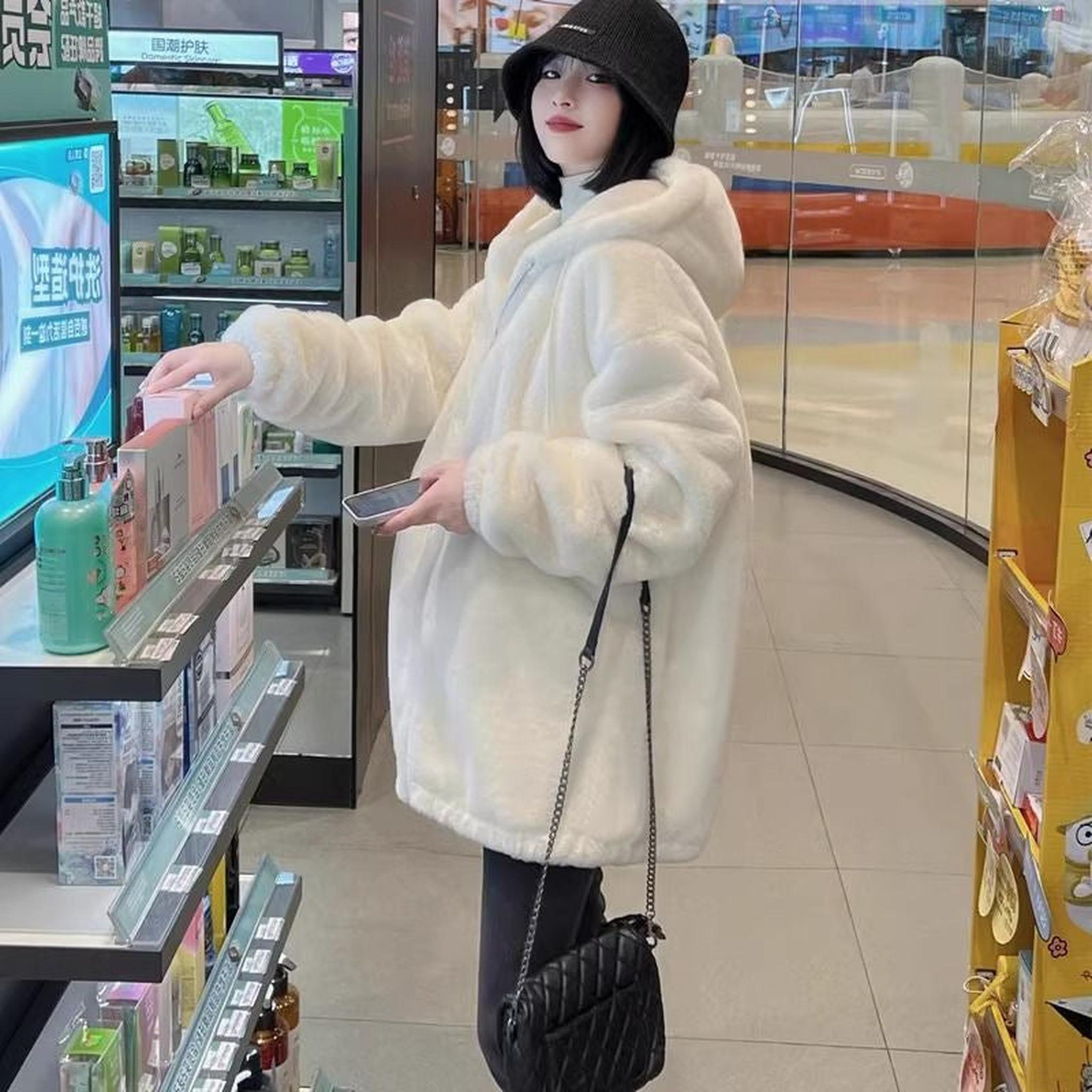 Horizon Essentials | Reversible Plush Mid-Length Coat