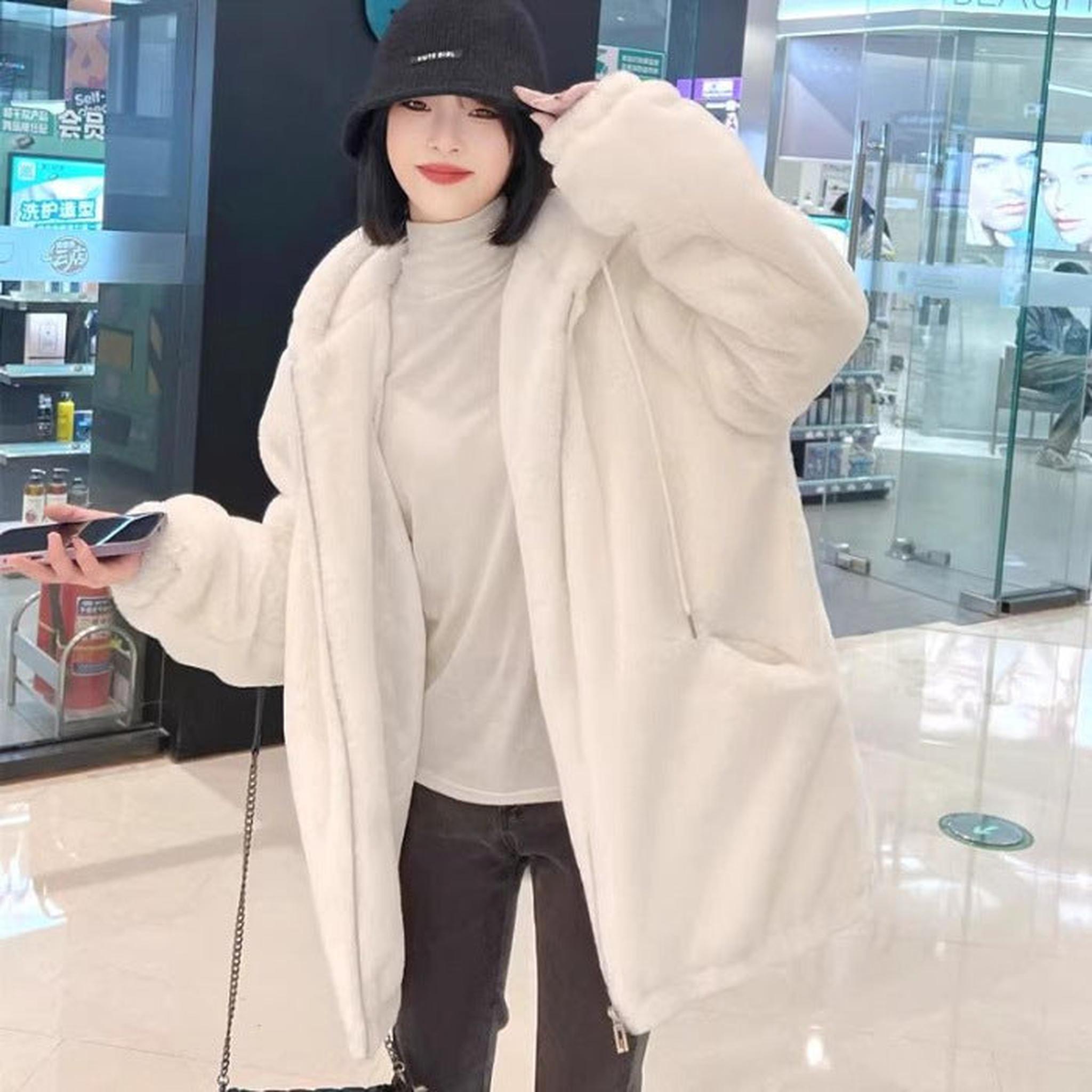 Horizon Essentials | Reversible Plush Mid-Length Coat