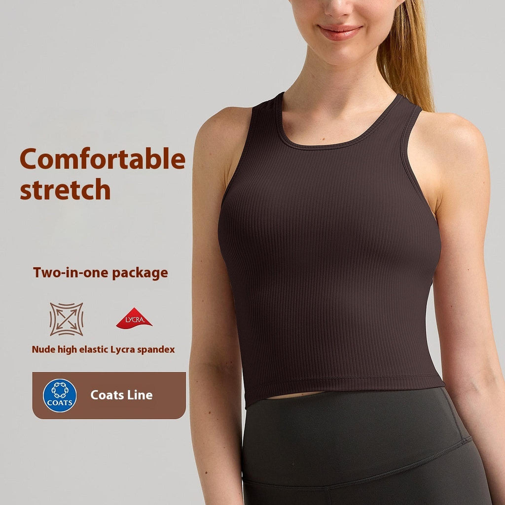 Horizon Essentials | Ribbed Quick-Drying Ladies Sports Vest