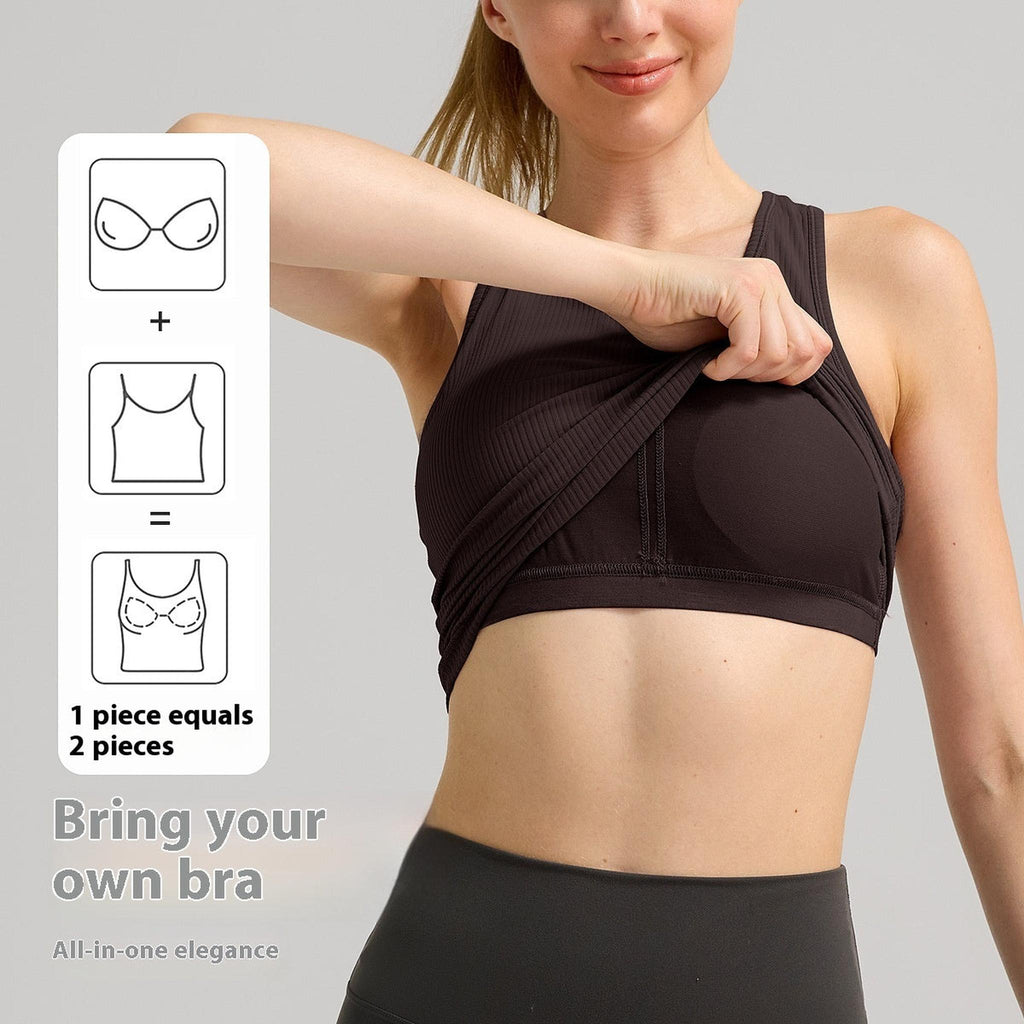 Horizon Essentials | Ribbed Quick-Drying Ladies Sports Vest