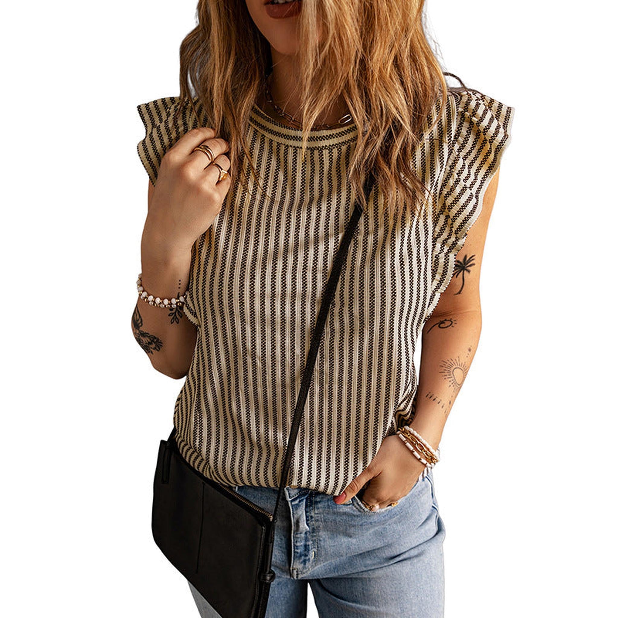 Horizon Essentials | Shiying Sleeveless Ruffled Pullover Vest