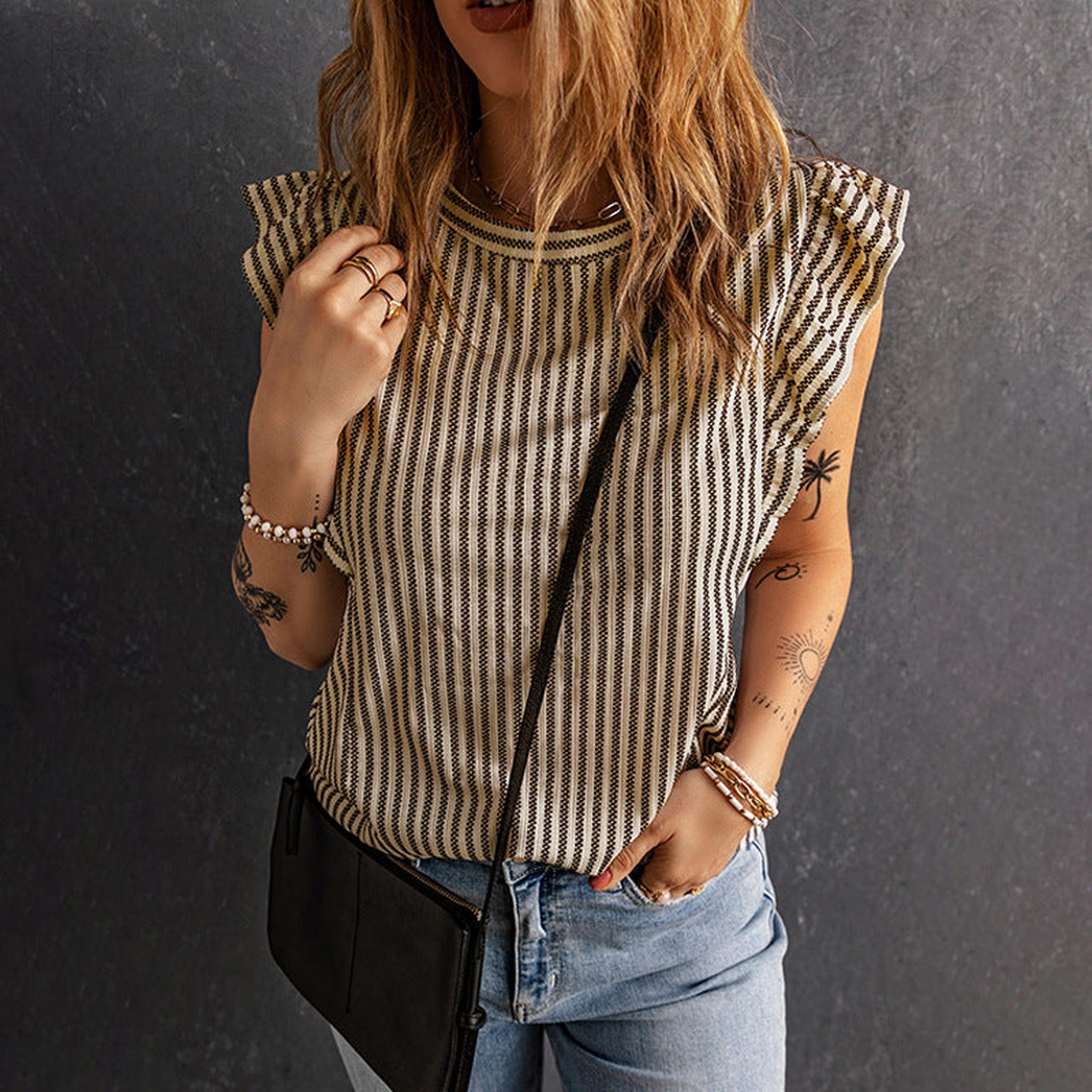 Horizon Essentials | Shiying Sleeveless Ruffled Pullover Vest