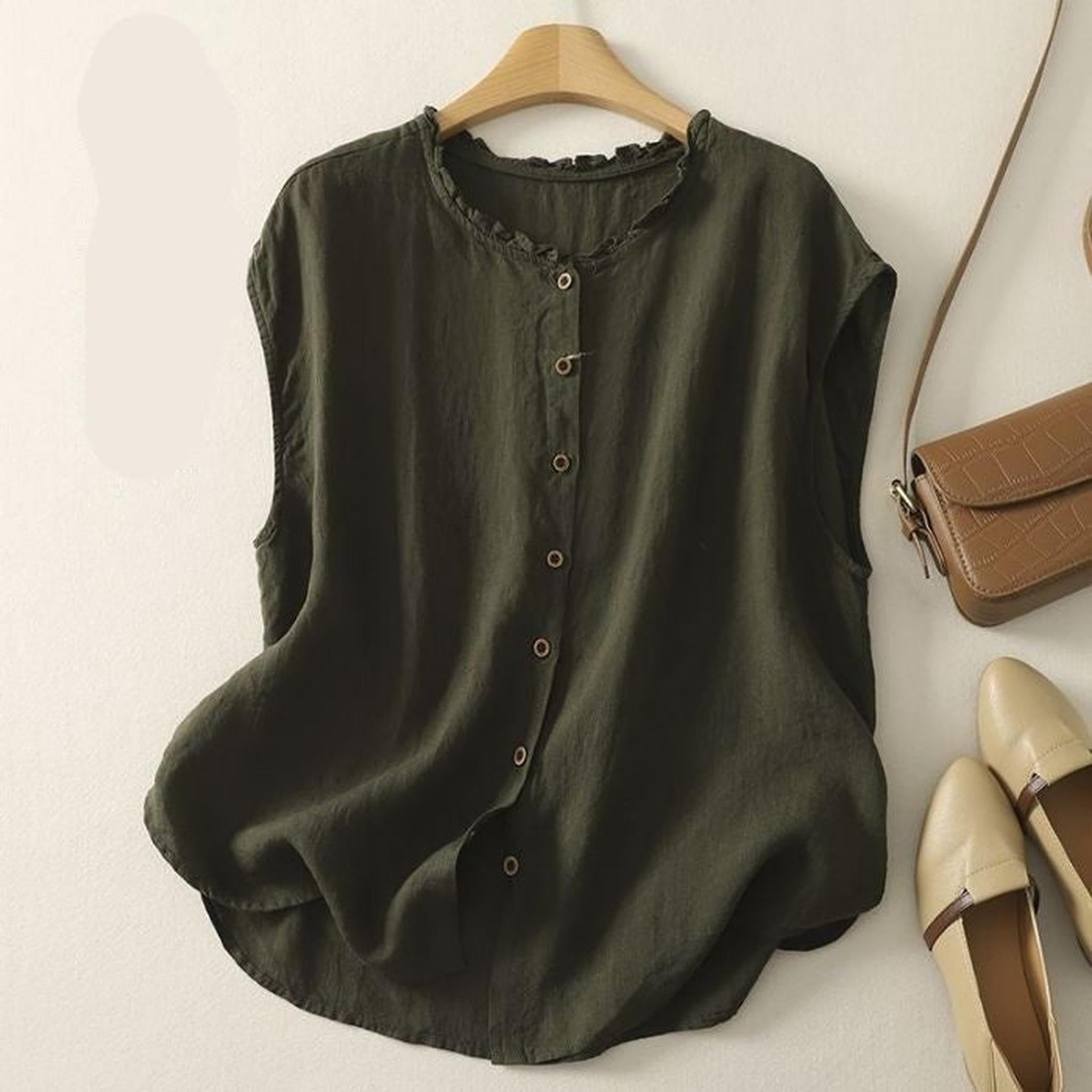 Horizon Essentials | Sleeveless Vest Cardigan Jacket Top