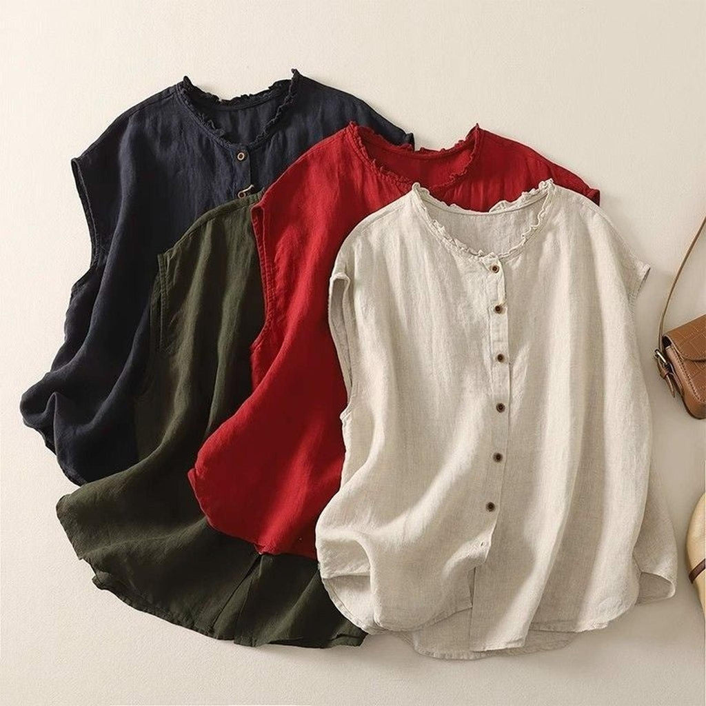 Horizon Essentials | Sleeveless Vest Cardigan Jacket Top