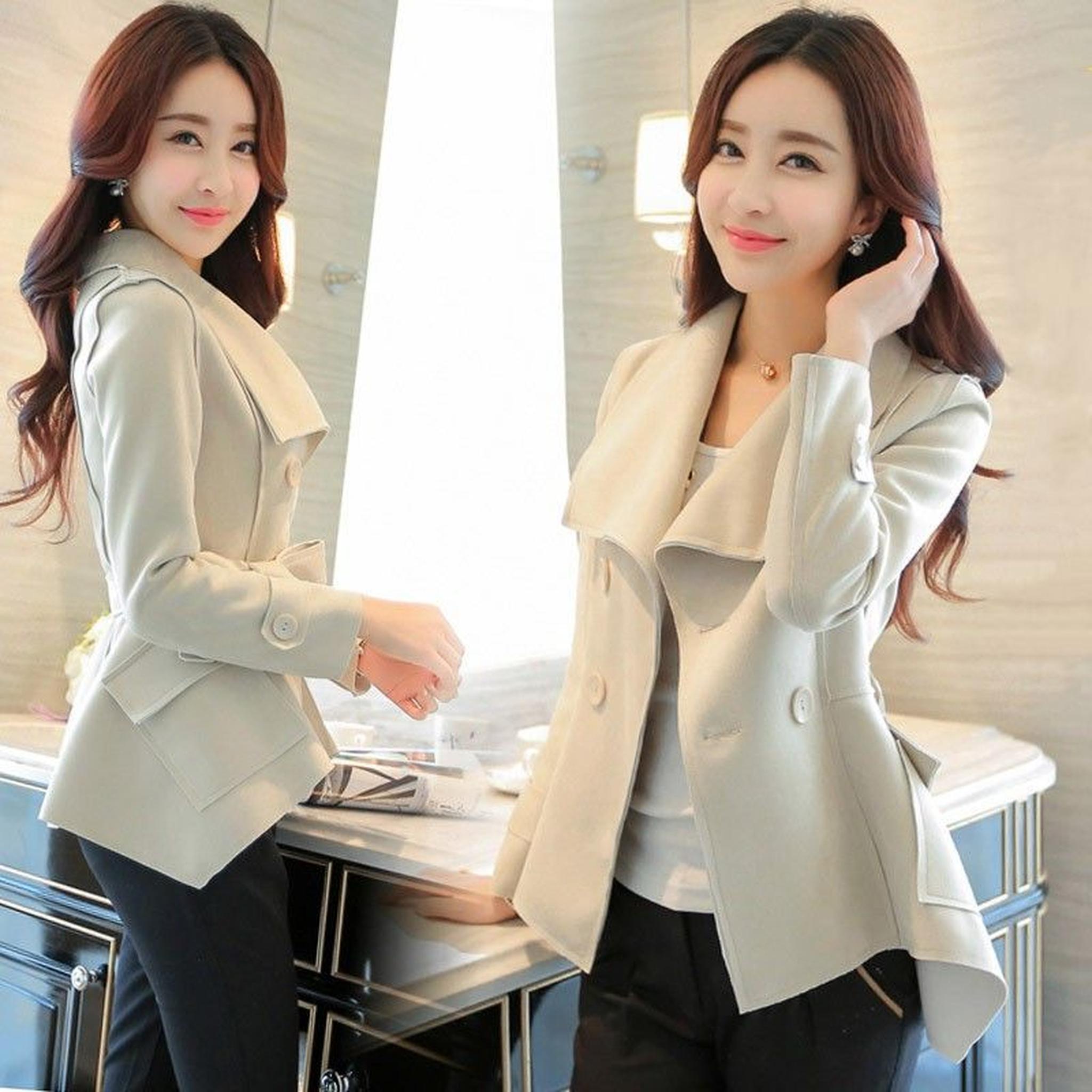 Horizon Essentials | Slim Fit Petite Suede Blazer