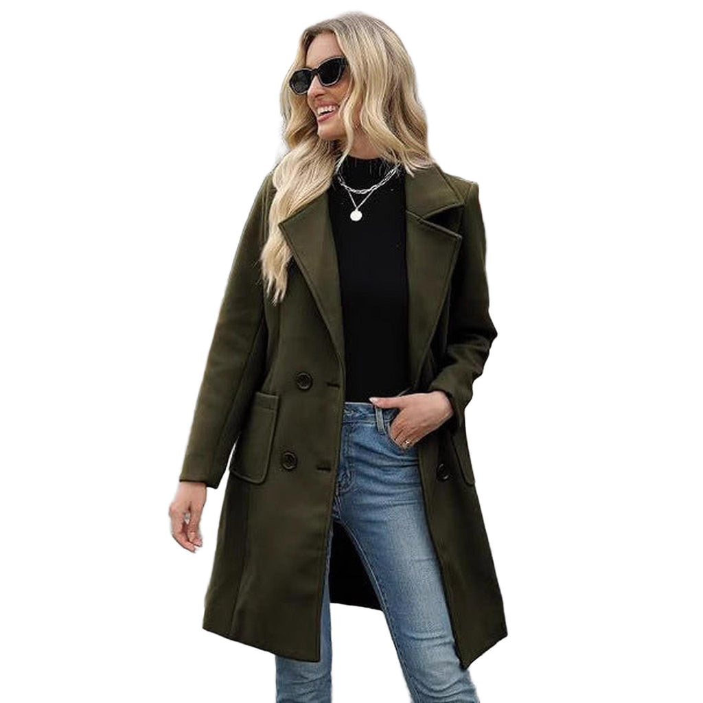 Horizon Essentials | Slim Fit Premium Double-Breasted Coat