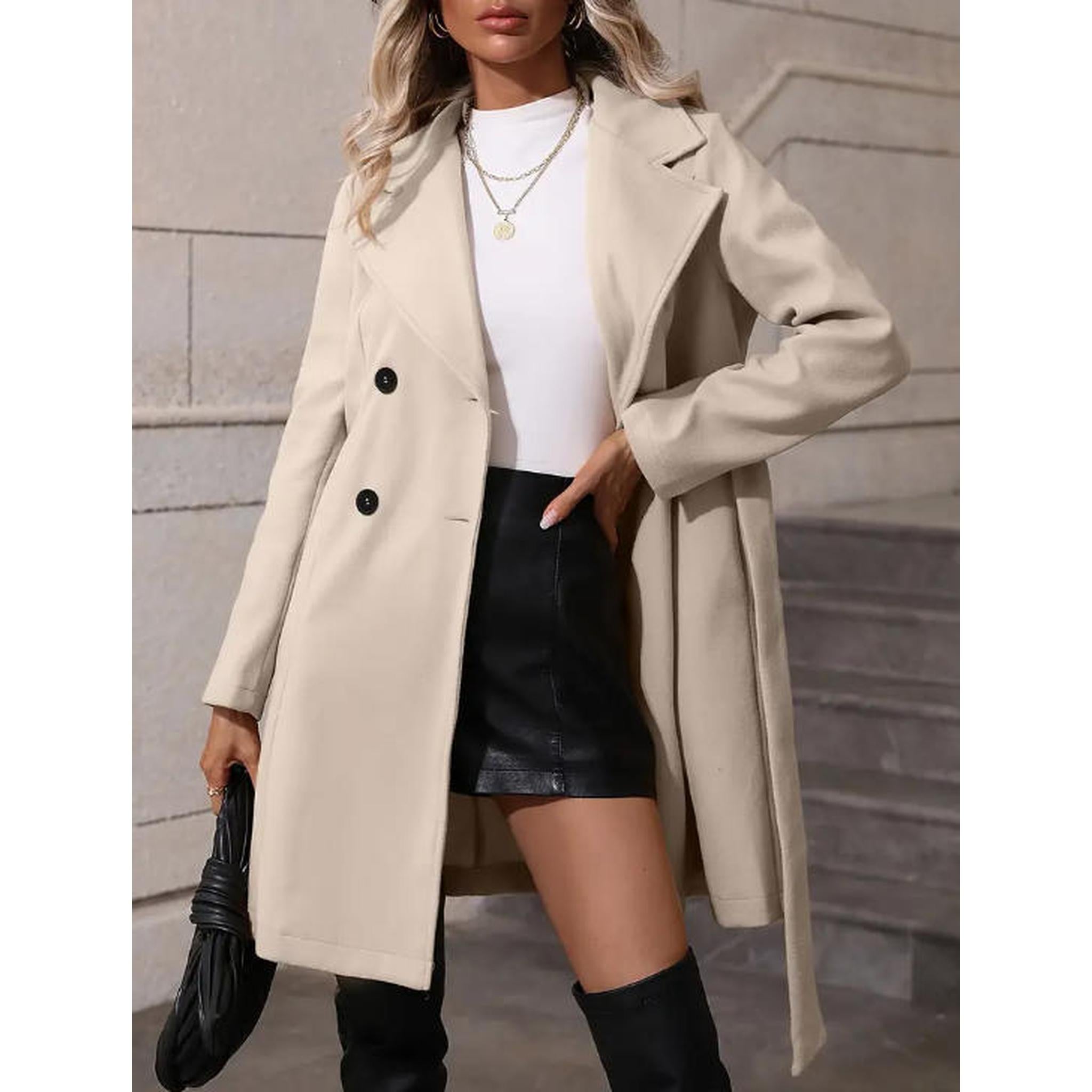 Horizon Essentials | Slim-Fit Woolen Lace-Up Coat