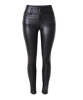 Horizon Essentials | Slim High Waist Leather Pants