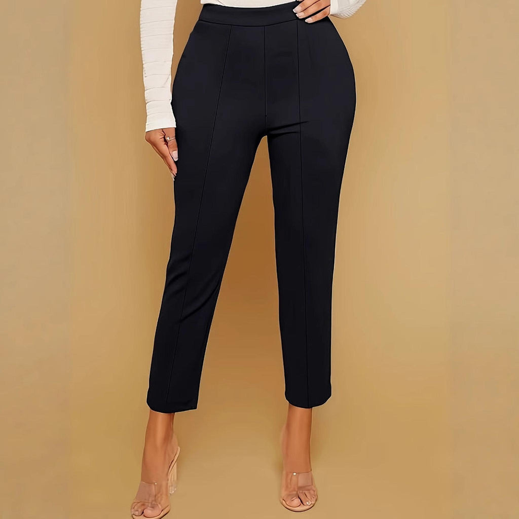 Horizon Essentials | Slim High Waist Trousers Premium