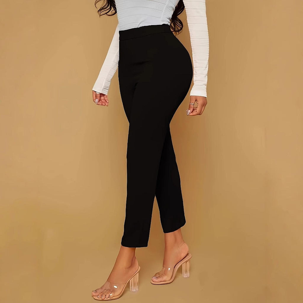 Horizon Essentials | Slim High Waist Trousers Premium