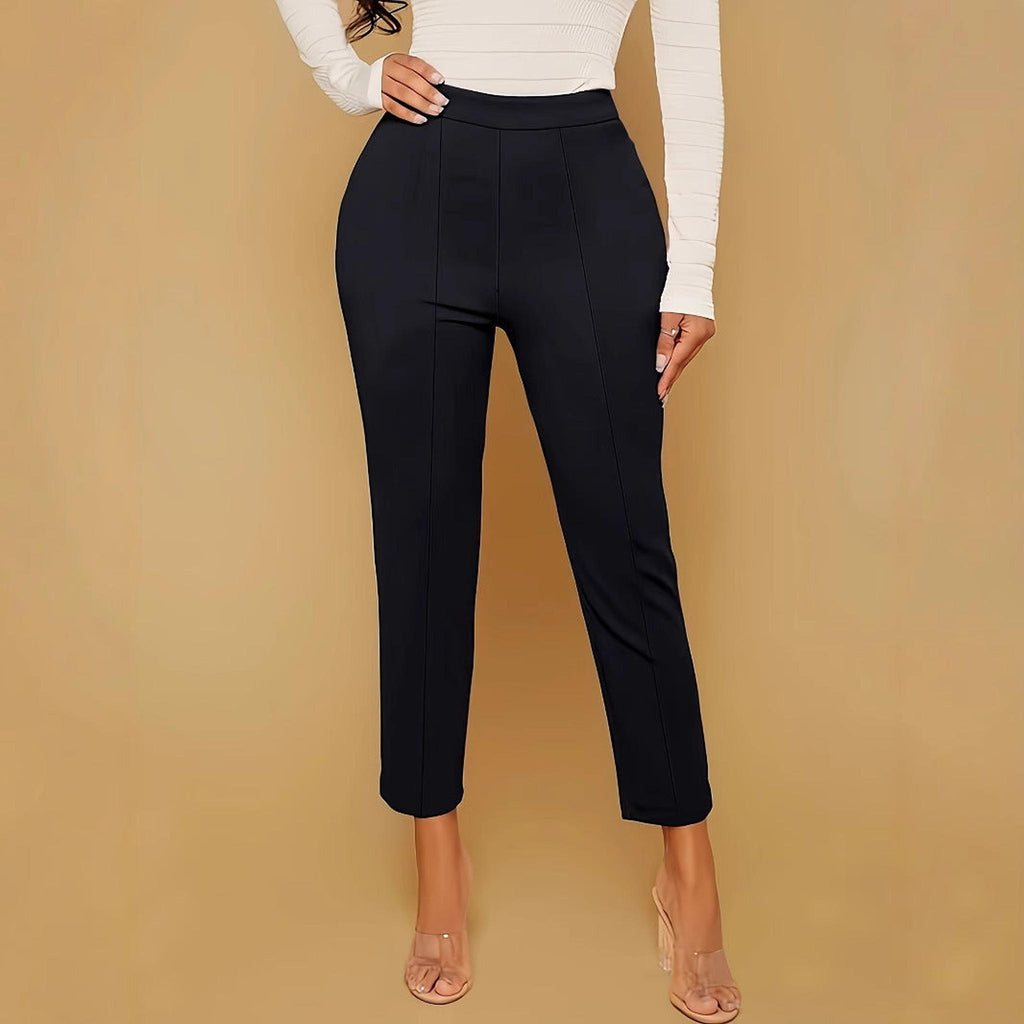 Horizon Essentials | Slim High Waist Trousers Premium