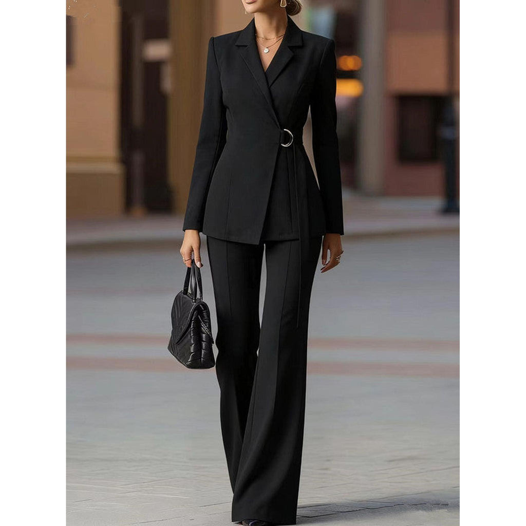 Horizon Essentials | Slimming Long-Sleeve Solid Suit
