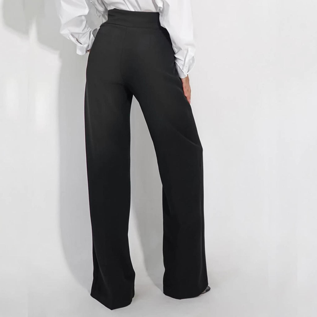 Horizon Essentials | Slimming Straight-Leg Casual Trousers