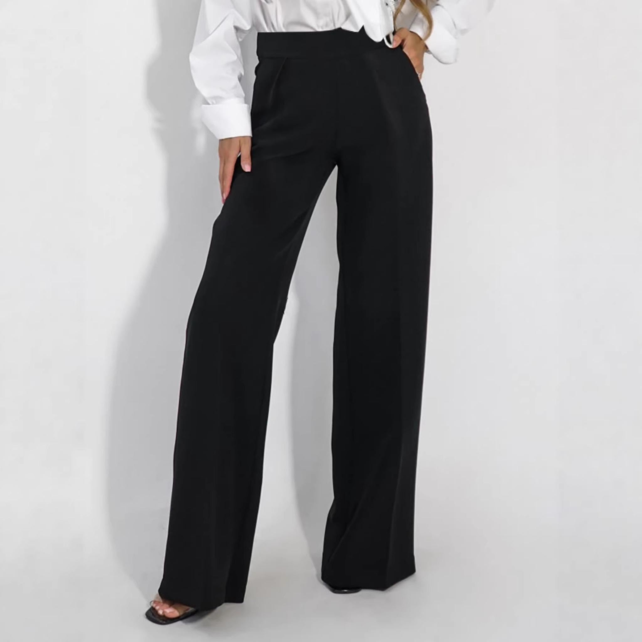 Horizon Essentials | Slimming Straight-Leg Casual Trousers