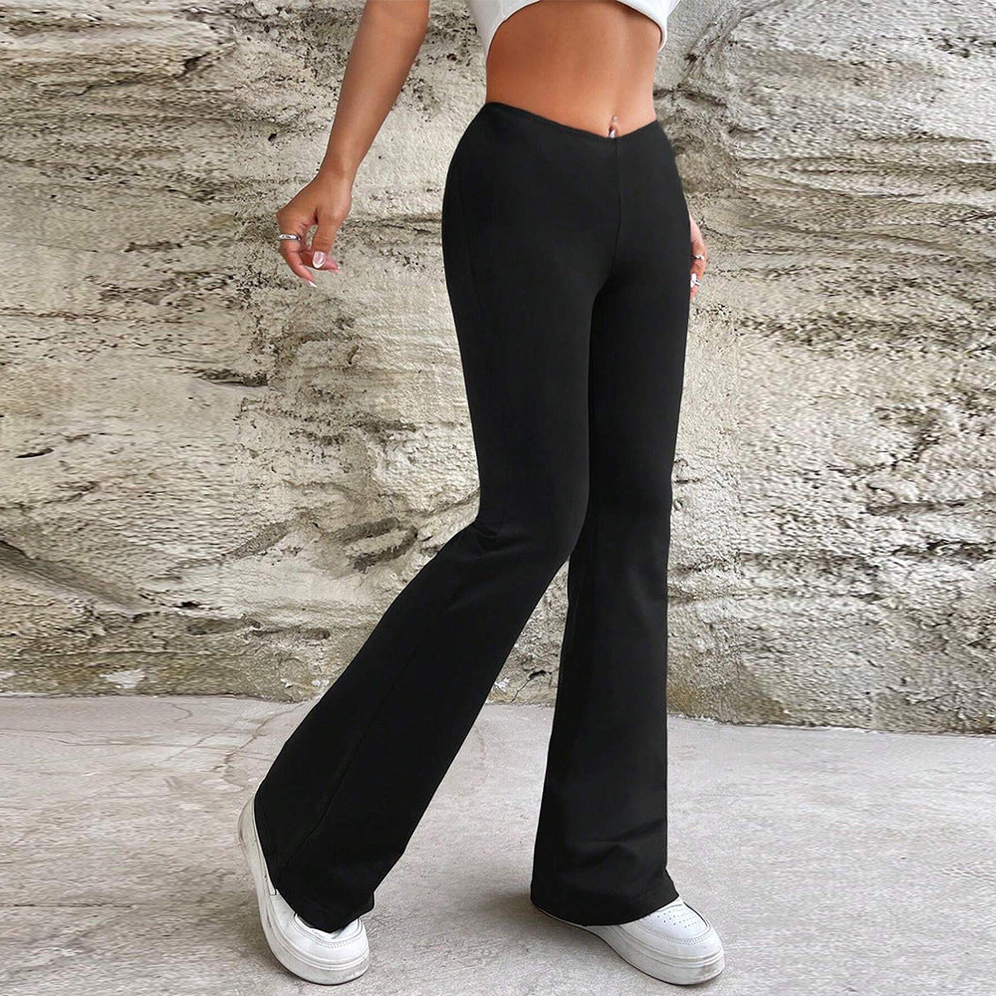 Horizon Essentials | Slimming V-Waist Flared Trousers