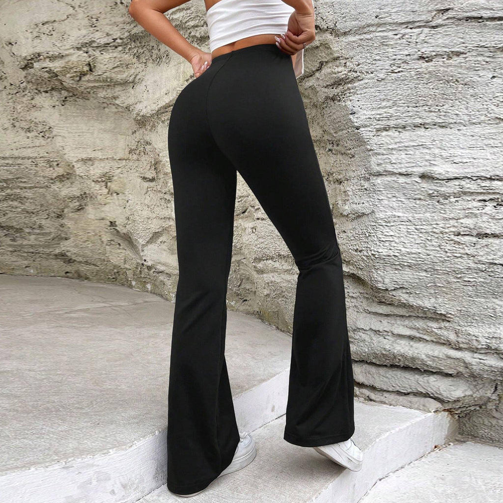 Horizon Essentials | Slimming V-Waist Flared Trousers
