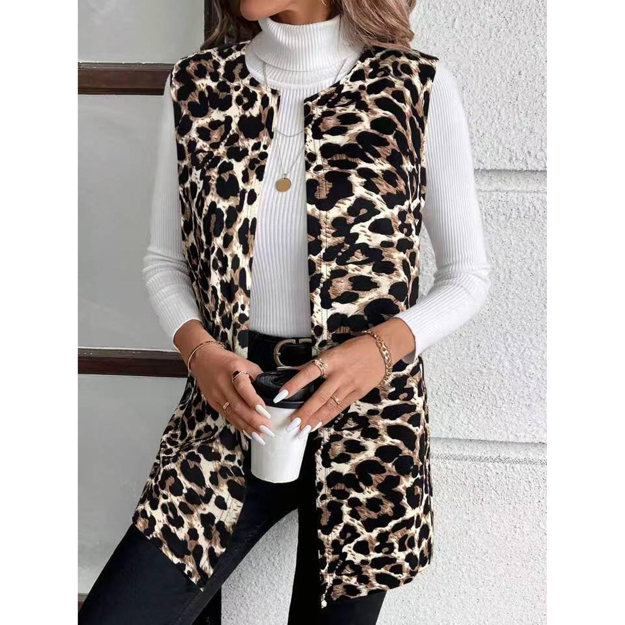 Horizon Essentials | Stylish Casual Leopard Print Jacket