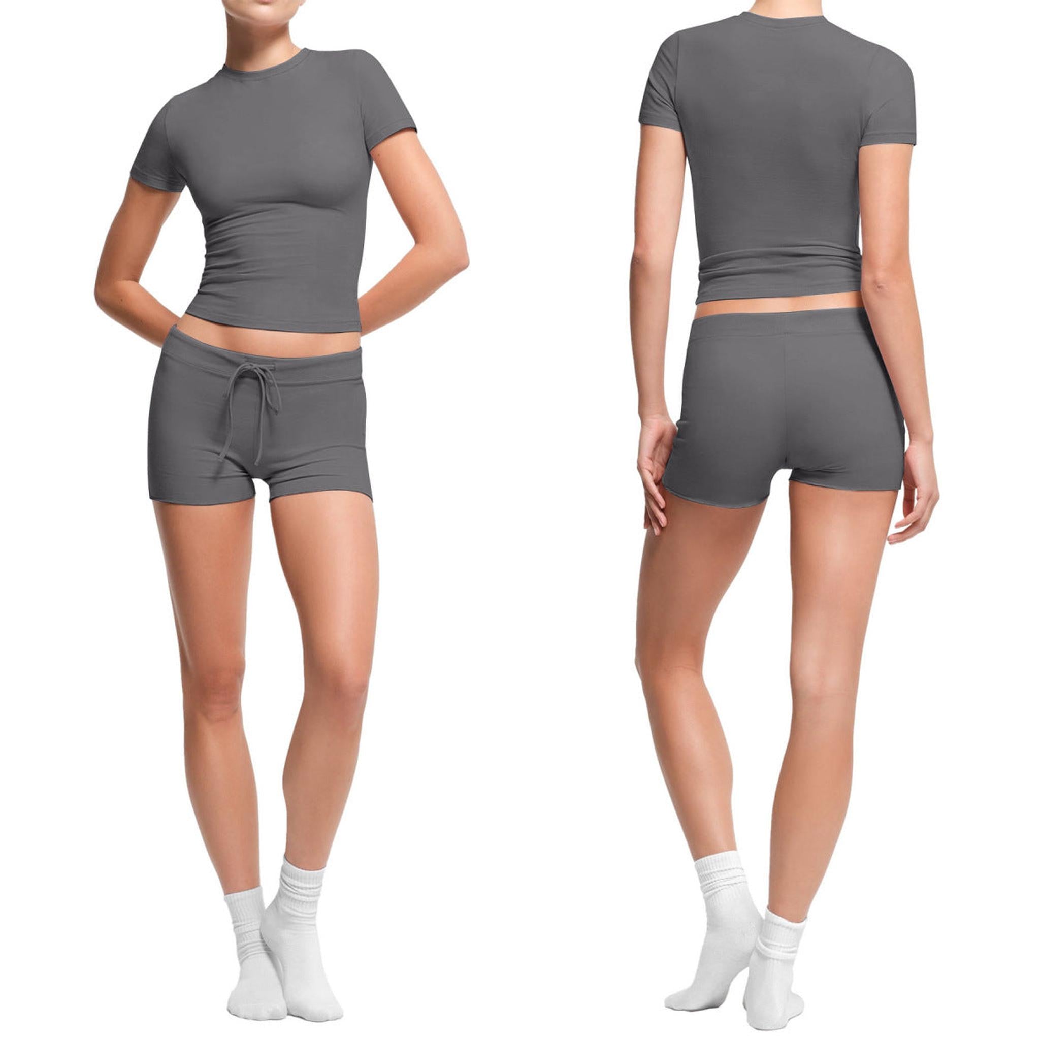 Horizon Essentials | Stylish Form-Fitting Crew Neck Set