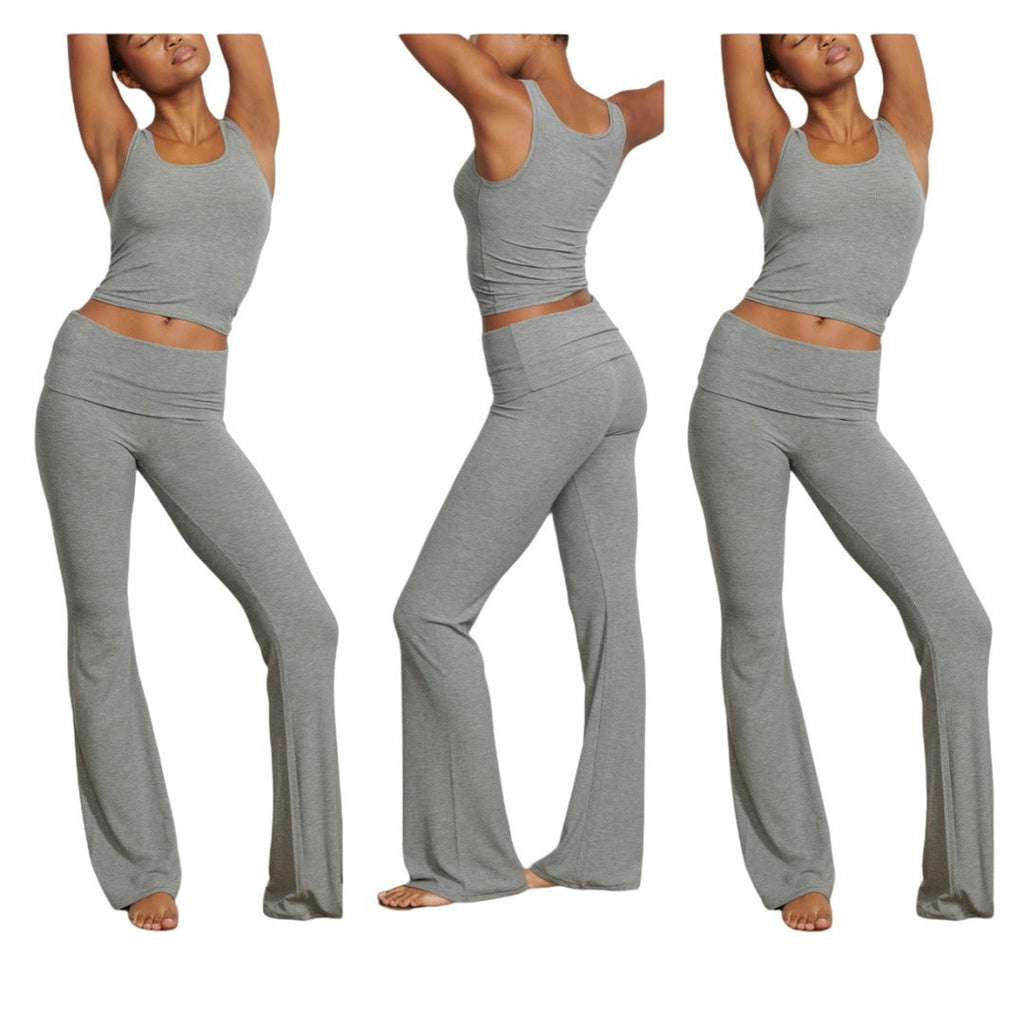 Horizon Essentials | Stylish Ribbed Tank Two-Piece Set