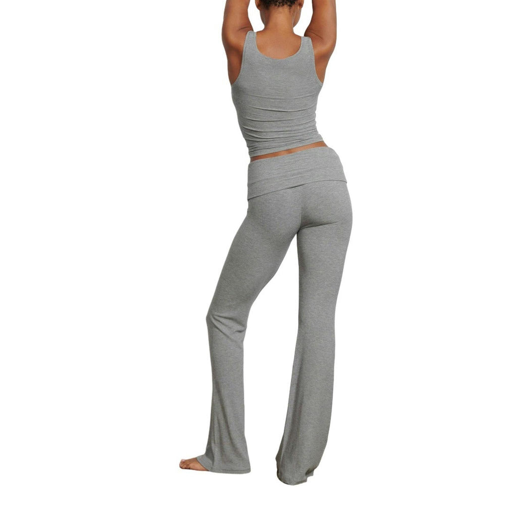 Horizon Essentials | Stylish Ribbed Tank Two-Piece Set