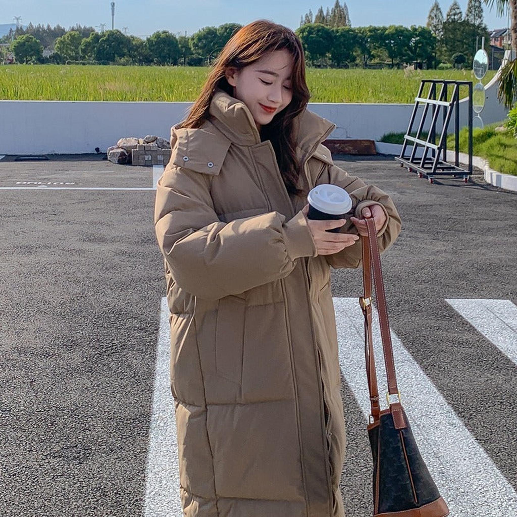 Horizon Essentials | Thickened Mid-Length Puffer Jacket