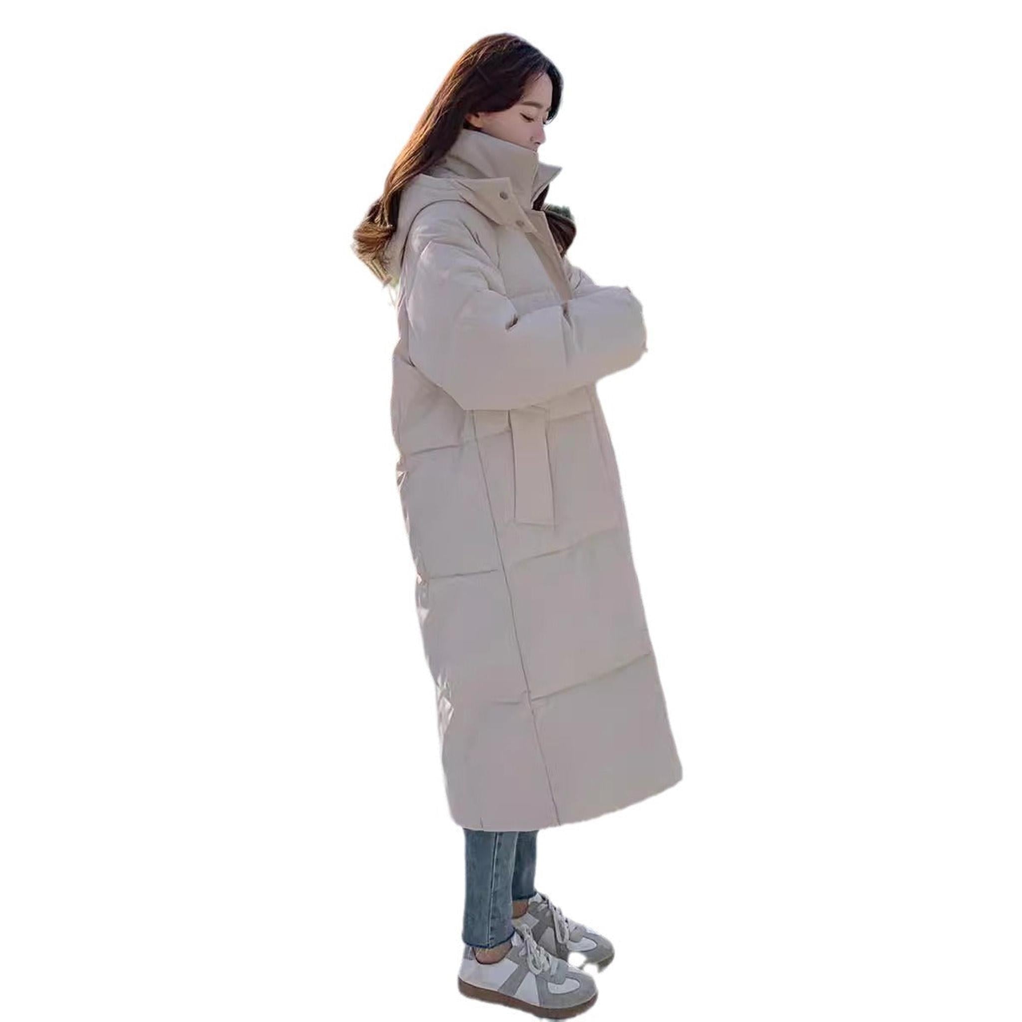 Horizon Essentials | Thickened Mid-Length Puffer Jacket
