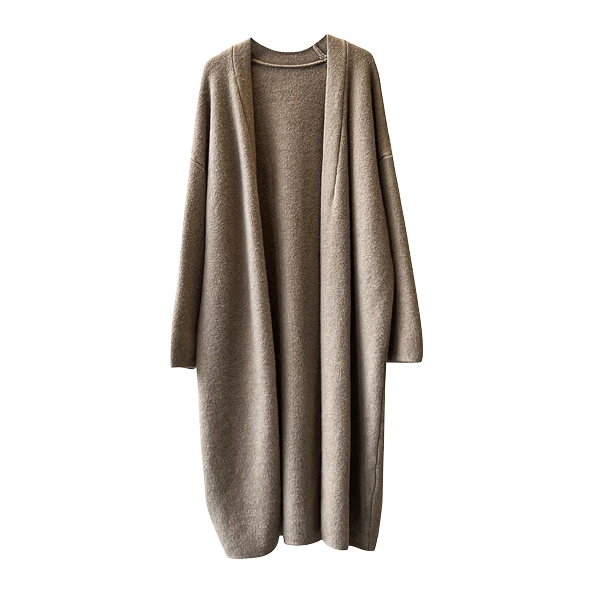 Horizon Essentials | Ultra-Long Premium Open Cardigan