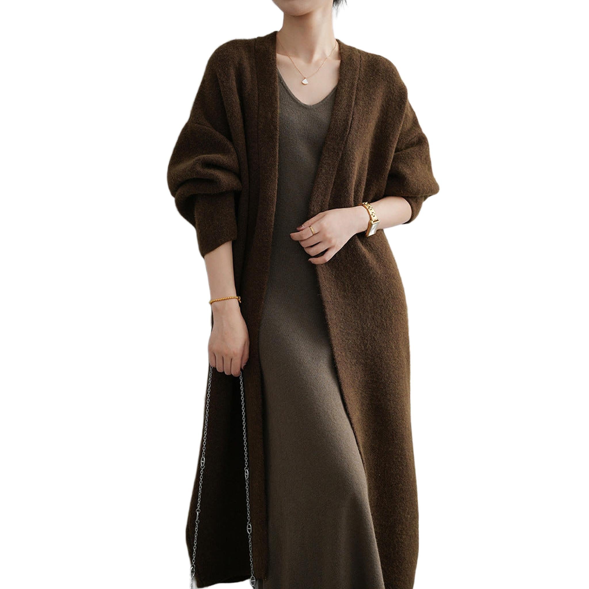 Horizon Essentials | Ultra-Long Premium Open Cardigan