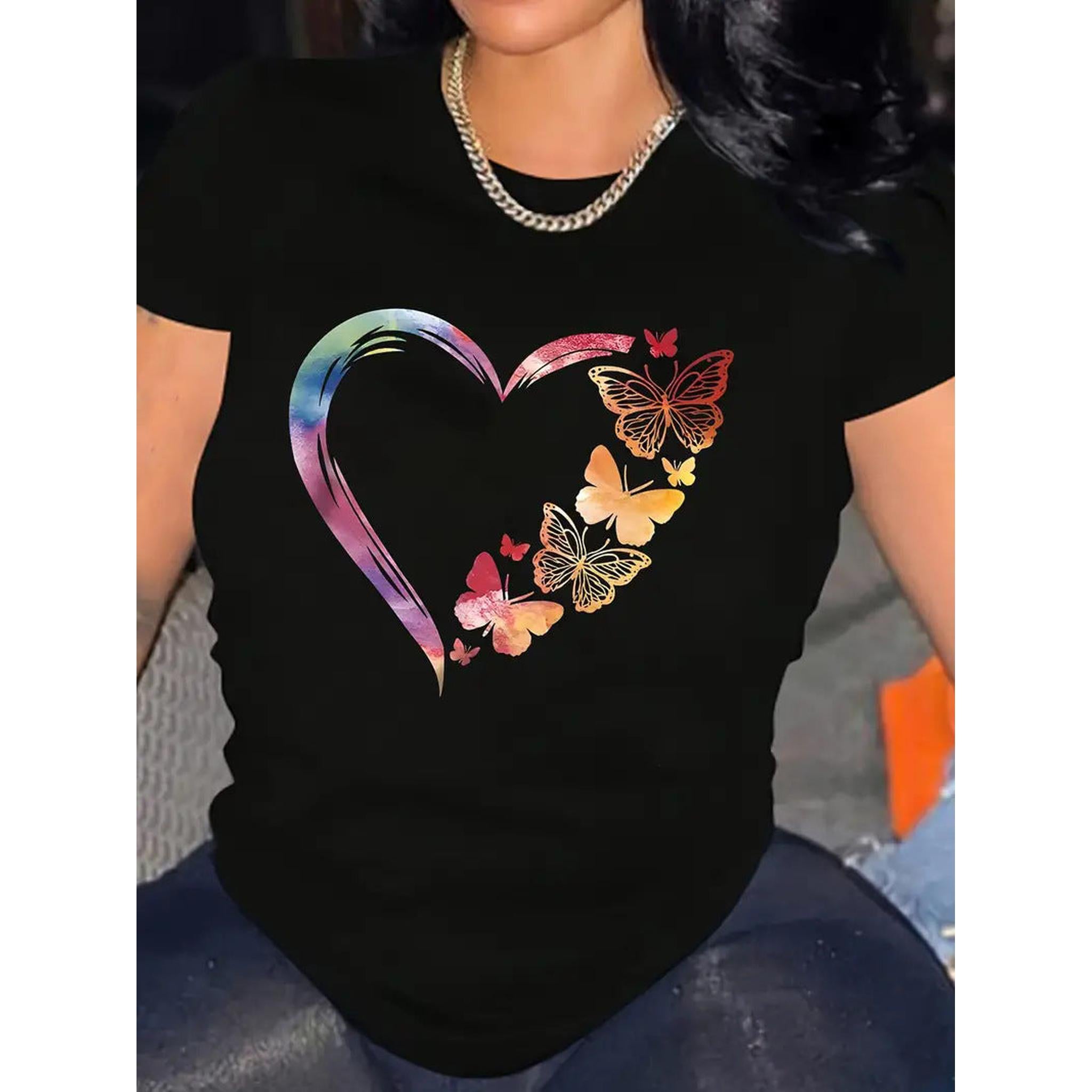 Horizon Essentials | Valentine's Day Love Neck Top