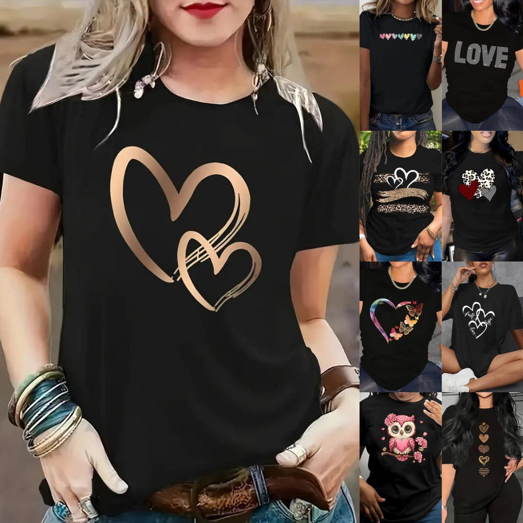 Horizon Essentials | Valentine's Day Love Neck Top