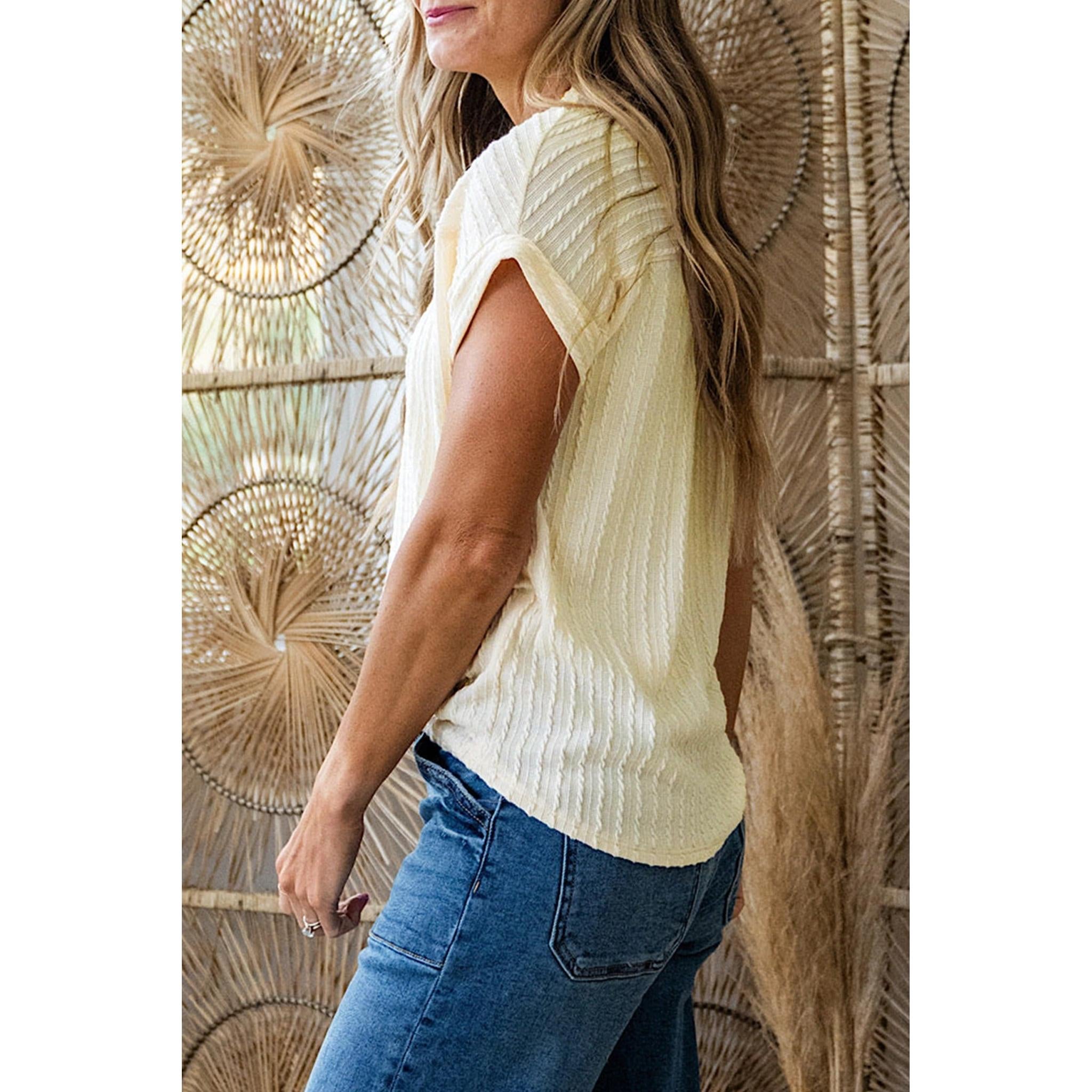 Horizon Essentials | Versatile Ribbed Premium V-Neck Top