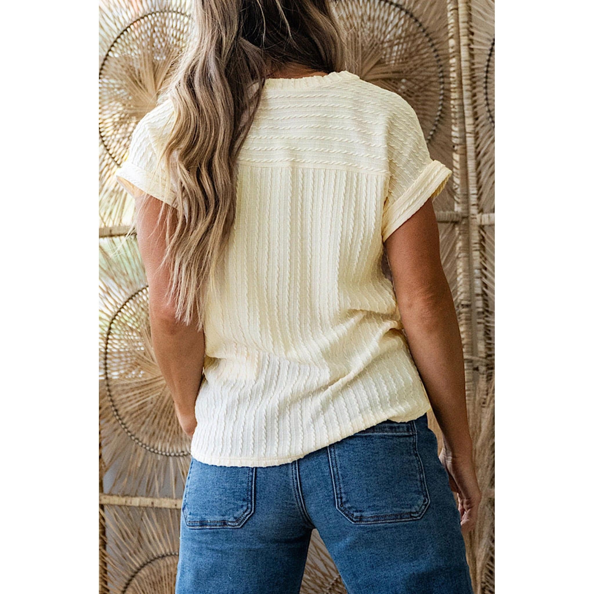 Horizon Essentials | Versatile Ribbed Premium V-Neck Top